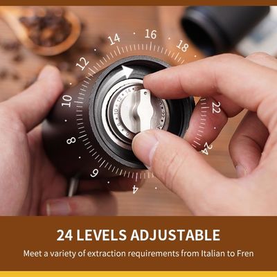 تعمل يدويًا لدغ مطحنة القهوة كرنك مخروطي يدوي لهدايا الأعمال