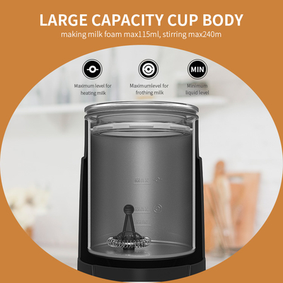 4-in-1 Espresso Milk Frother Chocolate Foamer يعمل بالبطارية سخان الحليب و Frother