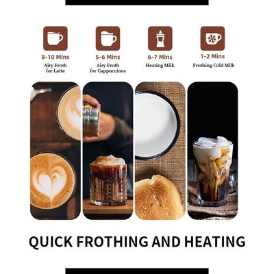 رغوة حليب اسبريسو قابلة للفصل أوتوماتيكية ذكية ساخنة وباردة